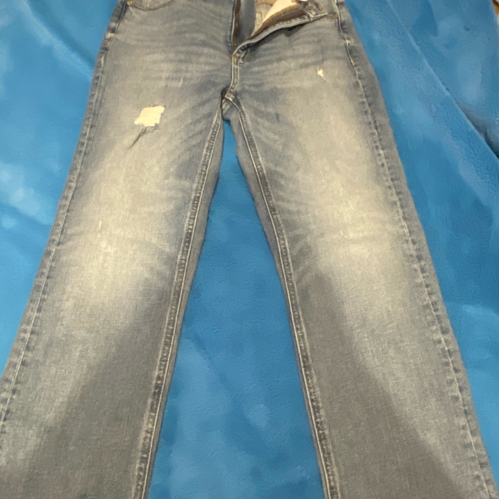 LOFT women’s Light Blue Straight Jeans